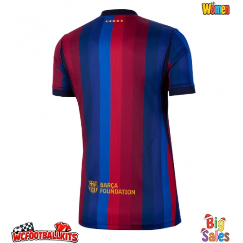 Barcelona Replica Home Stadium Shirt for Women 2026-27 Short Sleeve